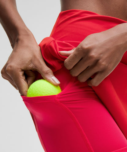 Asymmetrical Layered High-Rise Tennis Skirt