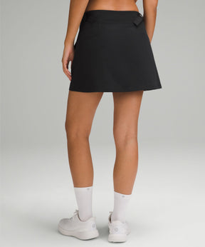 Wrap-Front Mid-Rise Golf Skirt