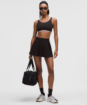 Varsity High-Rise Pleated Tennis Skirt