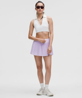 Varsity High-Rise Pleated Tennis Skirt