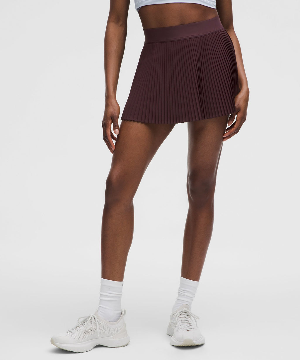 Varsity High-Rise Pleated Tennis Skirt