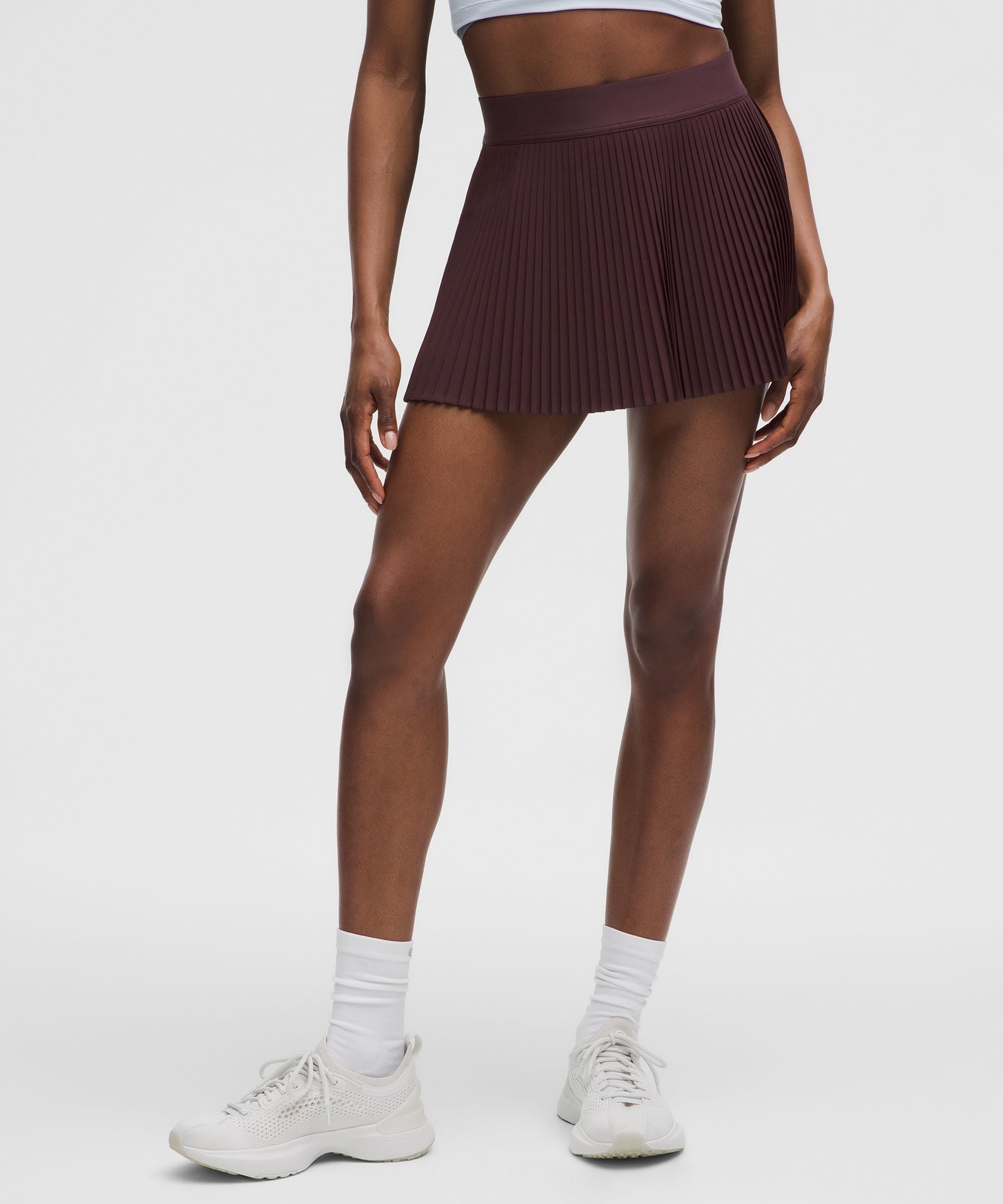 Varsity High-Rise Pleated Tennis Skirt