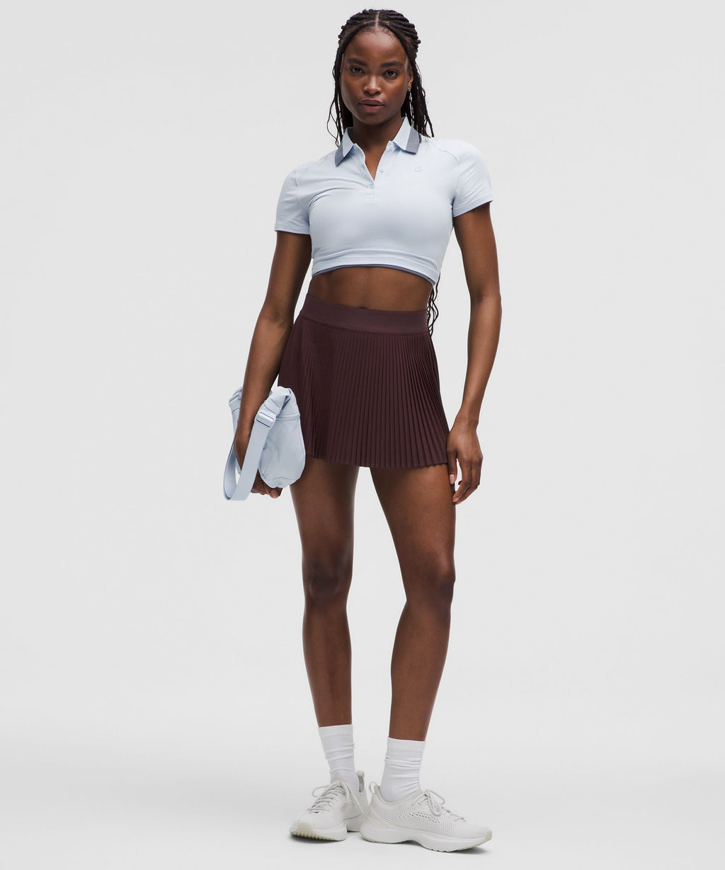 Varsity High-Rise Pleated Tennis Skirt