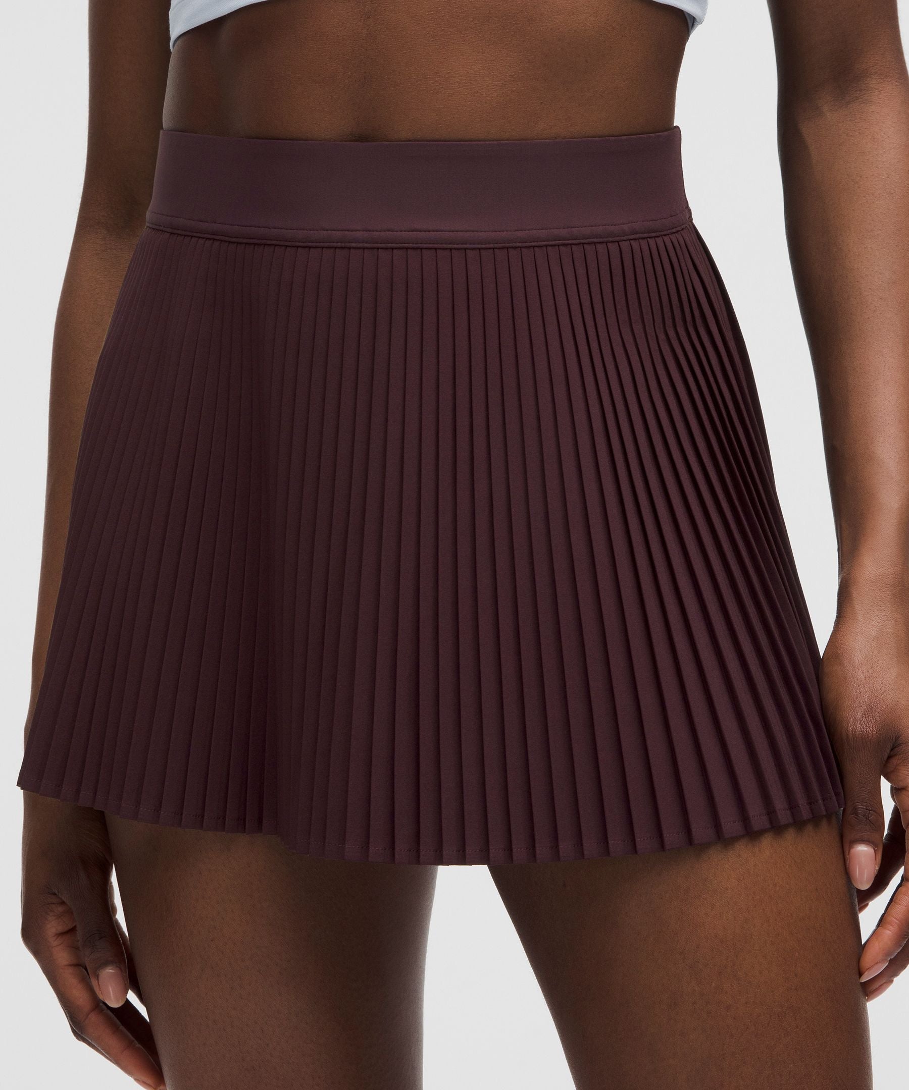 Varsity High-Rise Pleated Tennis Skirt