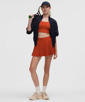 Varsity High-Rise Pleated Tennis Skirt