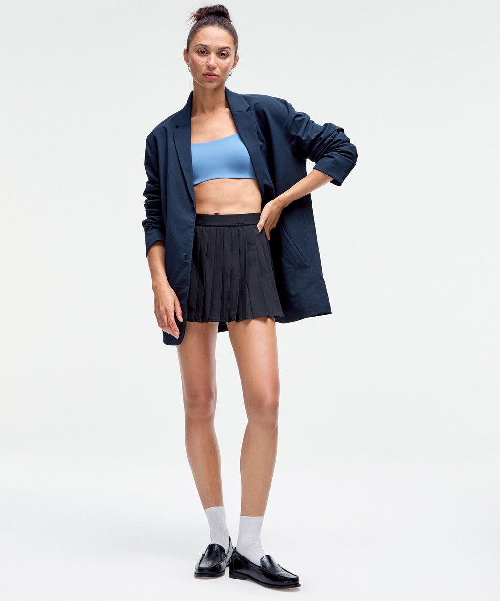 High-Rise Pleated Tennis Skirt