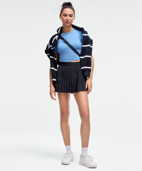 High-Rise Pleated Tennis Skirt