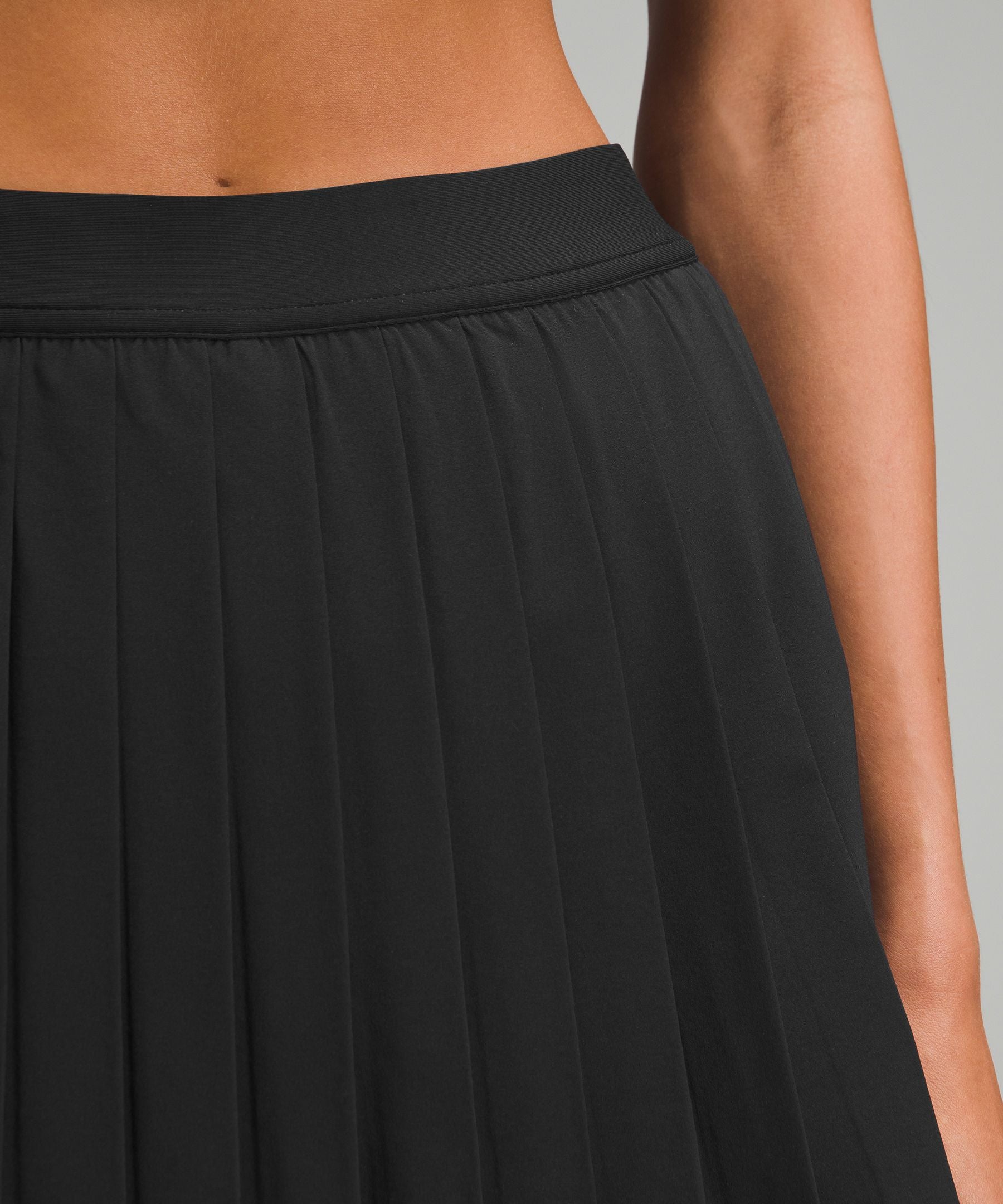High-Rise Pleated Tennis Skirt