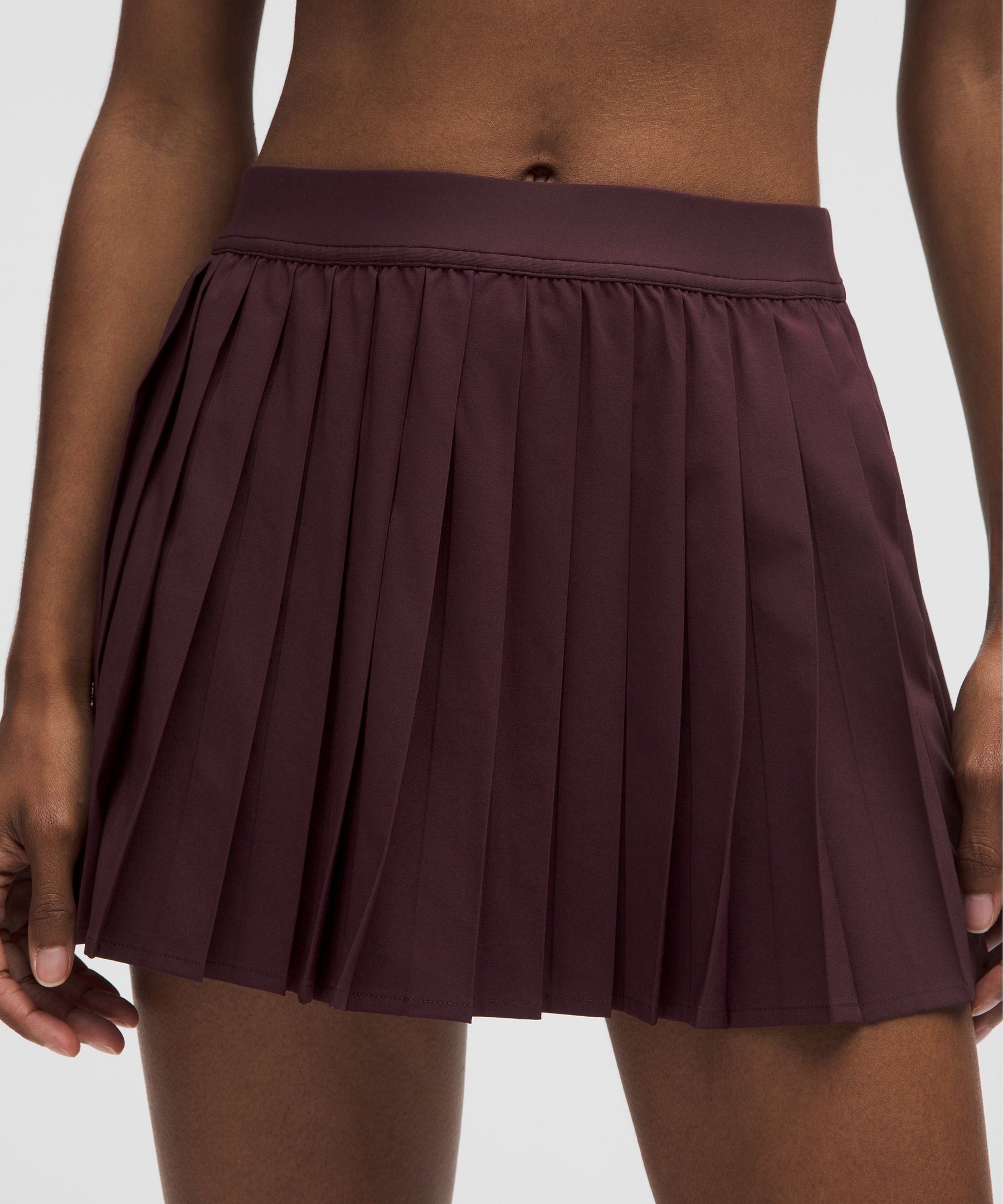 High-Rise Pleated Tennis Skirt
