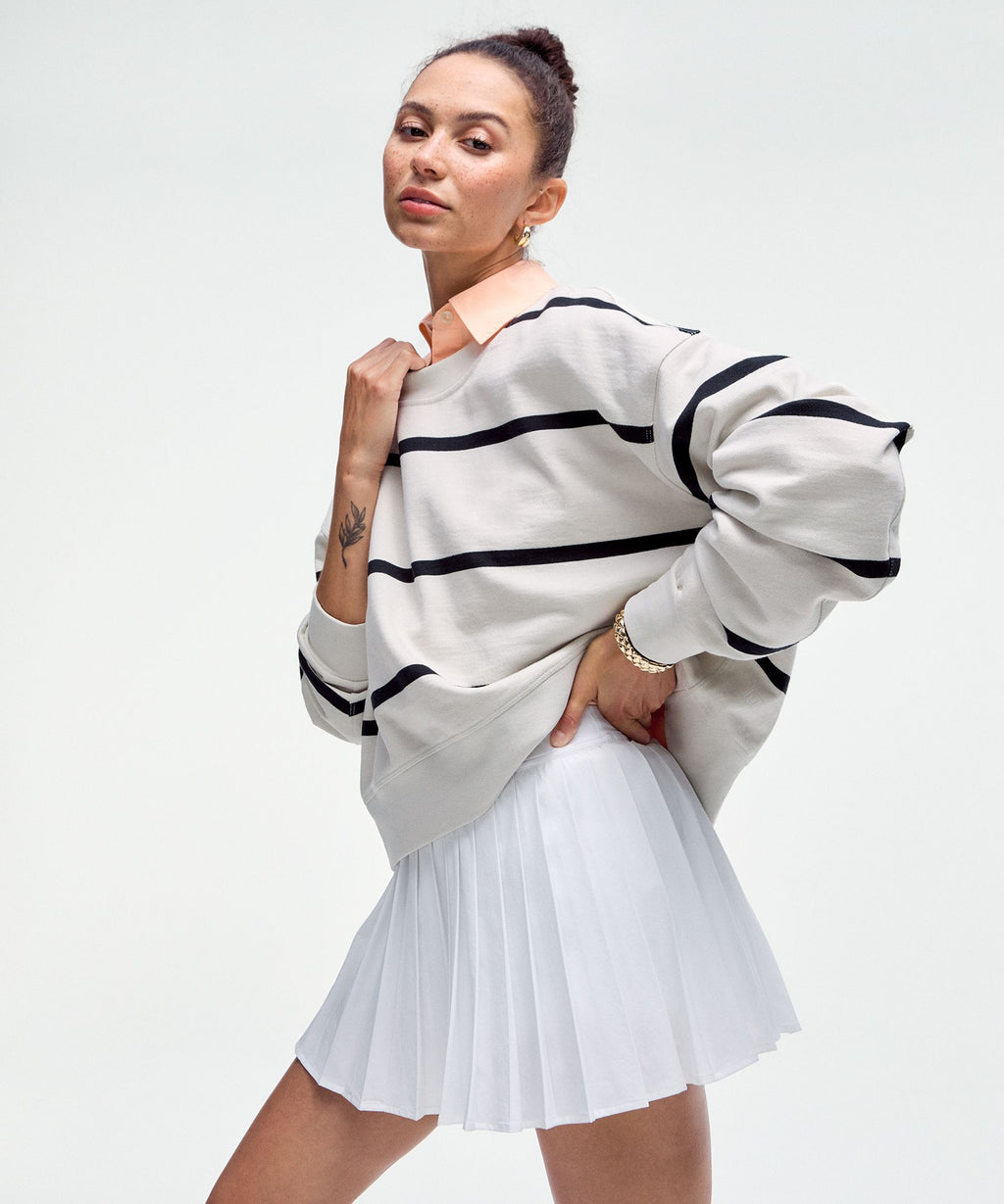 High-Rise Pleated Tennis Skirt