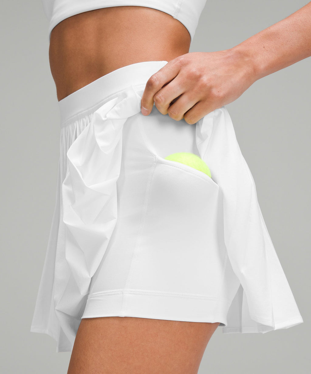 High-Rise Pleated Tennis Skirt