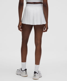 Box-Pleat High-Rise Tennis Skirt