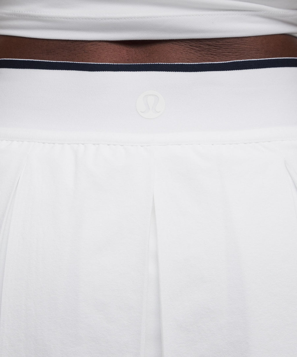 Box-Pleat High-Rise Tennis Skirt