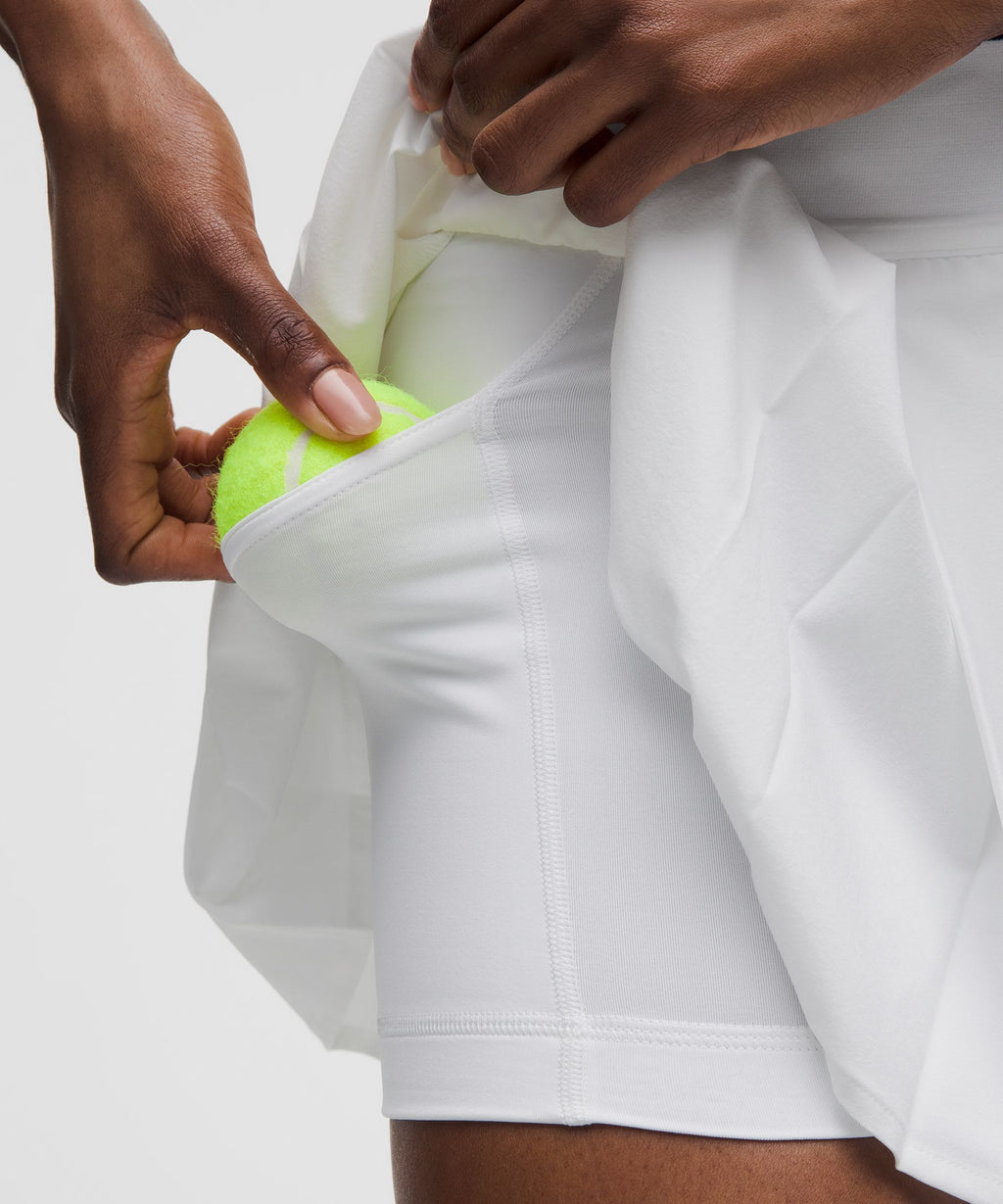 Box-Pleat High-Rise Tennis Skirt