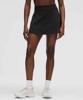 Scallop-Hem High-Rise Tennis Skirt