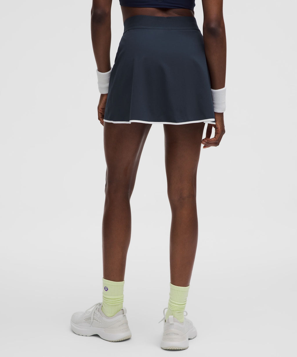 Lightweight Wrap-Front Tennis Skirt