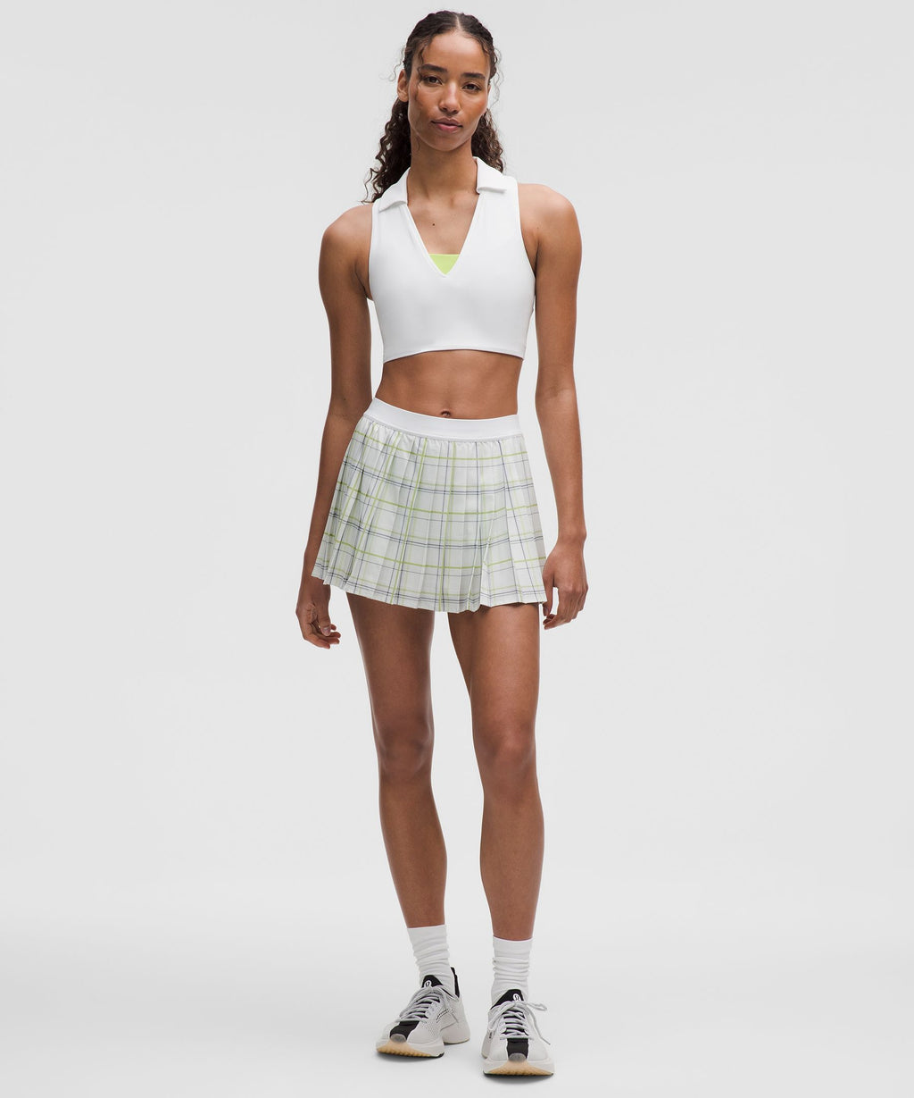 High-Rise Pleated Tennis Skirt