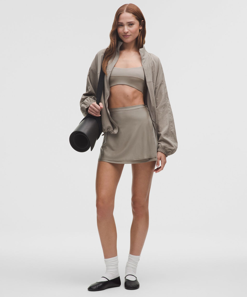 Satin Ballet High-Rise Wrap Skirt