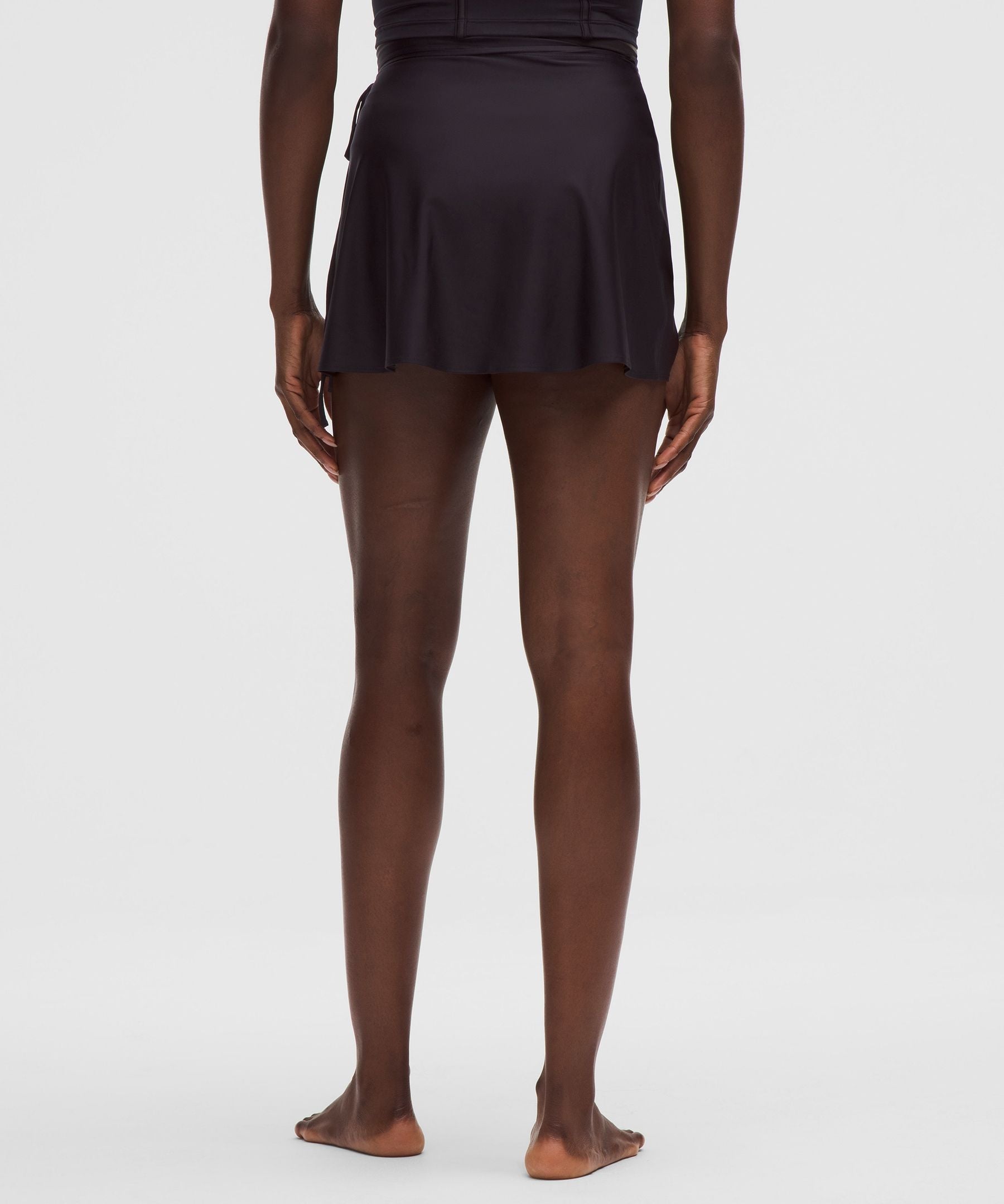 Satin Ballet High-Rise Wrap Skirt