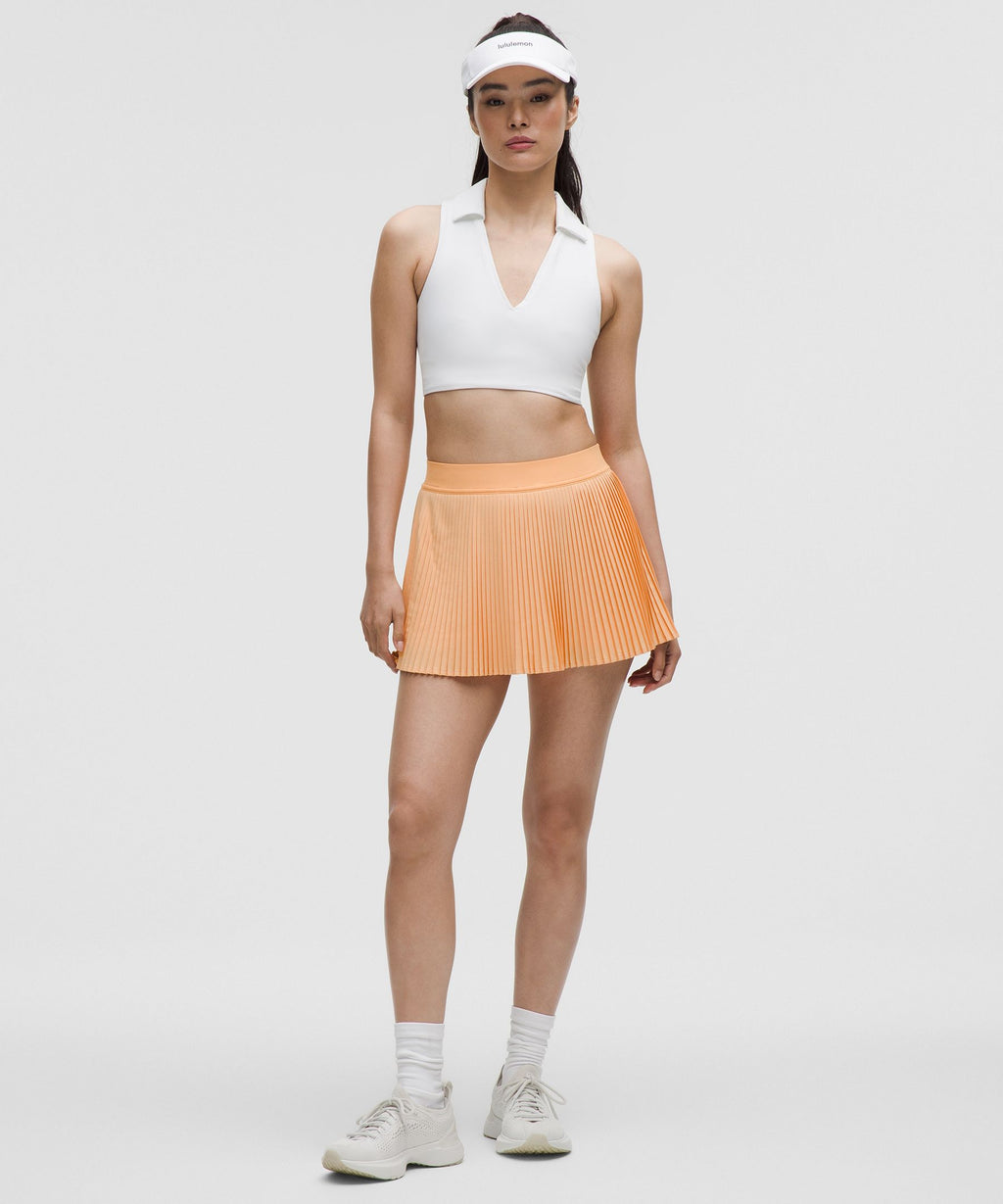 Varsity High-Rise Pleated Tennis Skirt