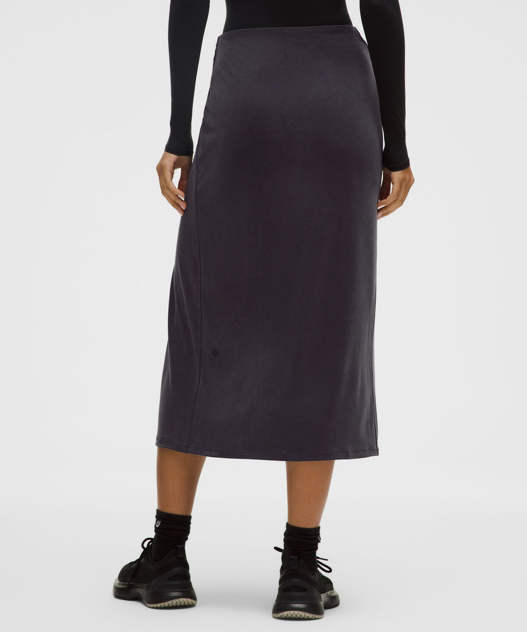 Drapey Softstreme Midi Skirt