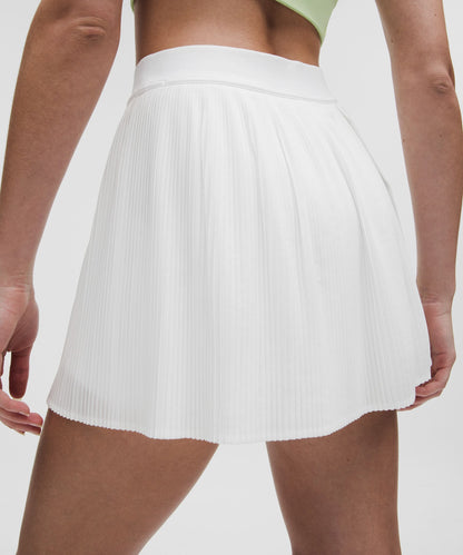 Side-Pleat High-Rise Tennis Skirt *Regular