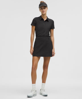 Stretch Twill Front Pleat Golf Skirt