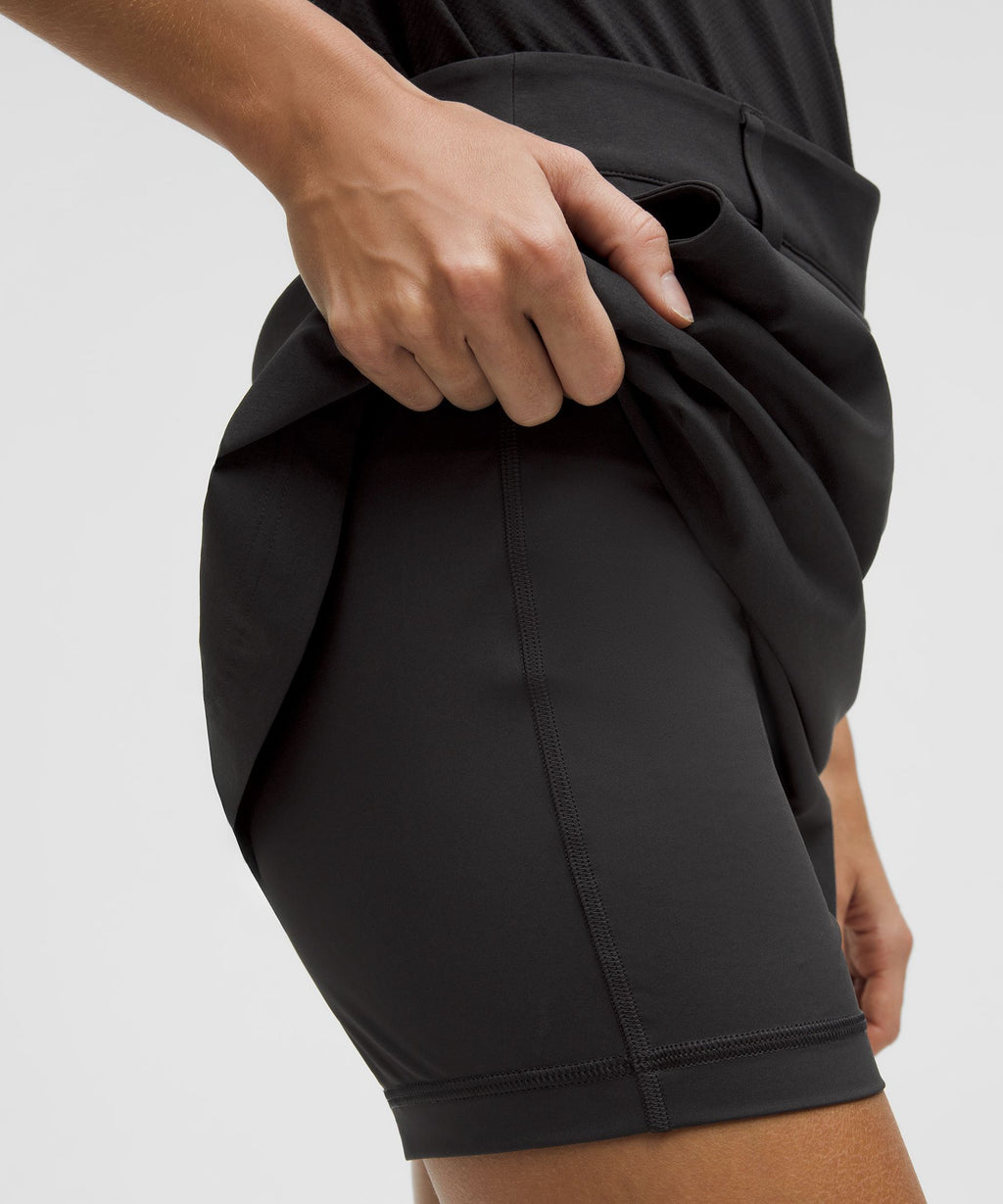 Stretch Twill Front Pleat Golf Skirt