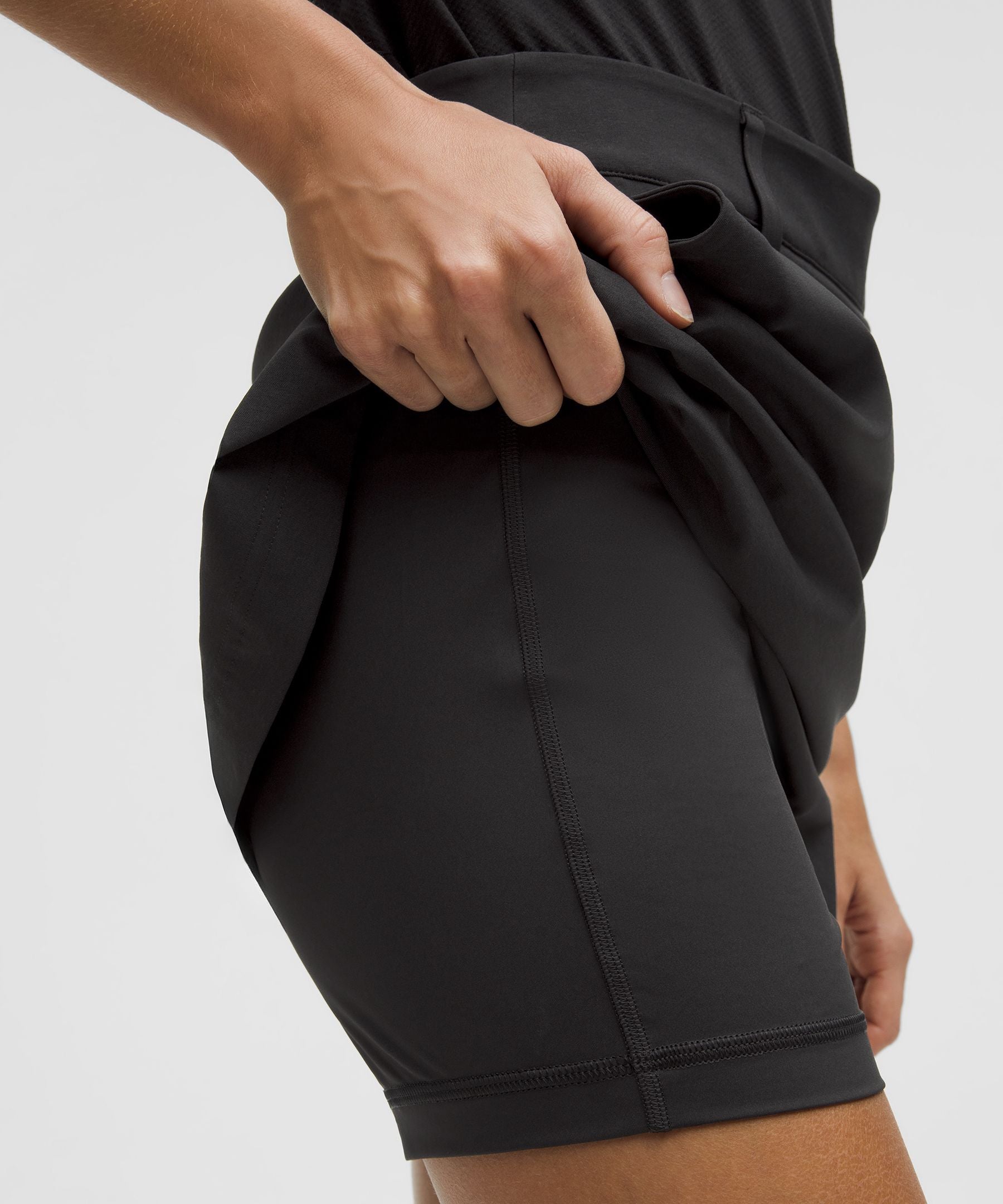 Stretch Twill Front Pleat Golf Skirt