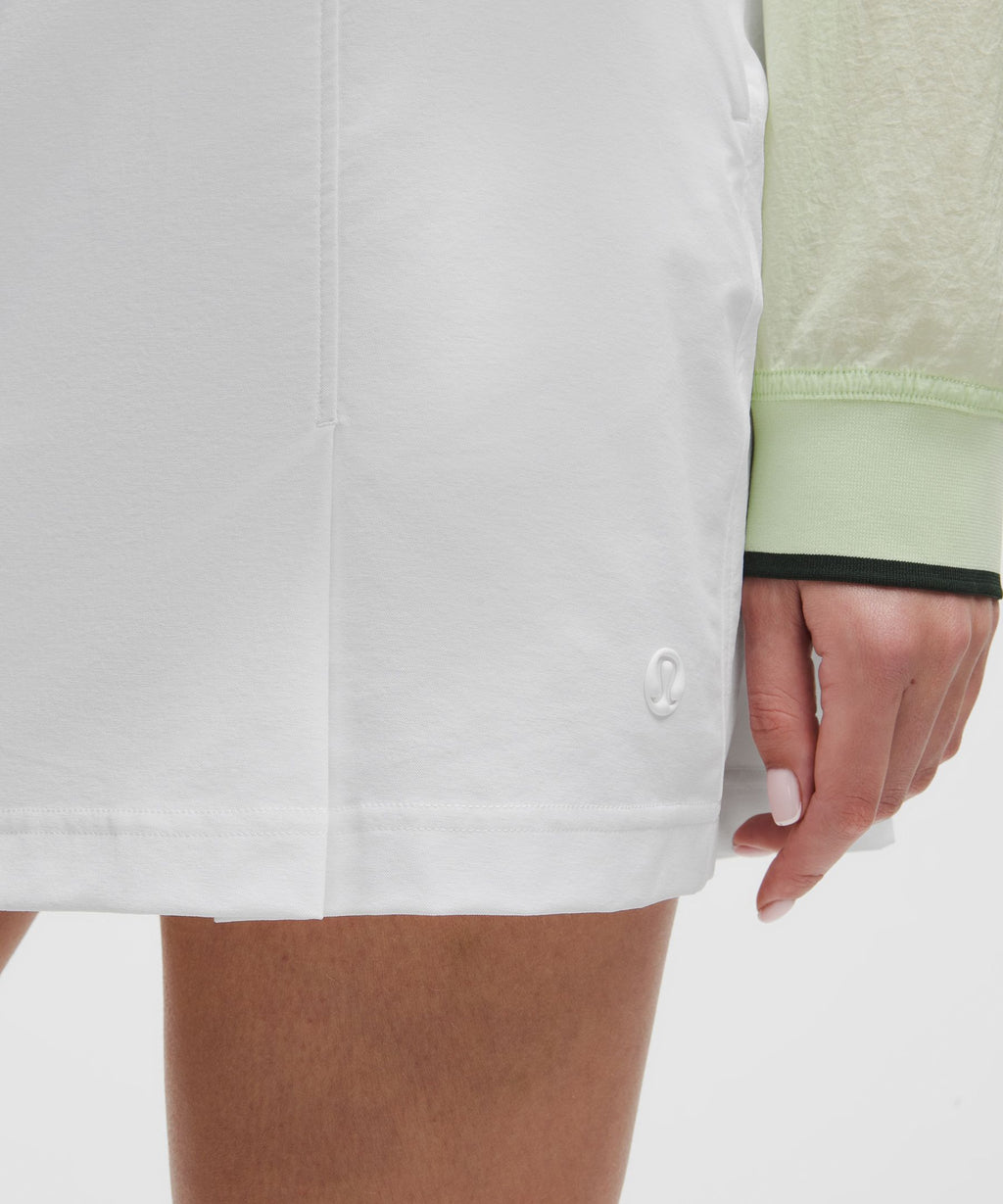 Stretch Twill Front Pleat Golf Skirt