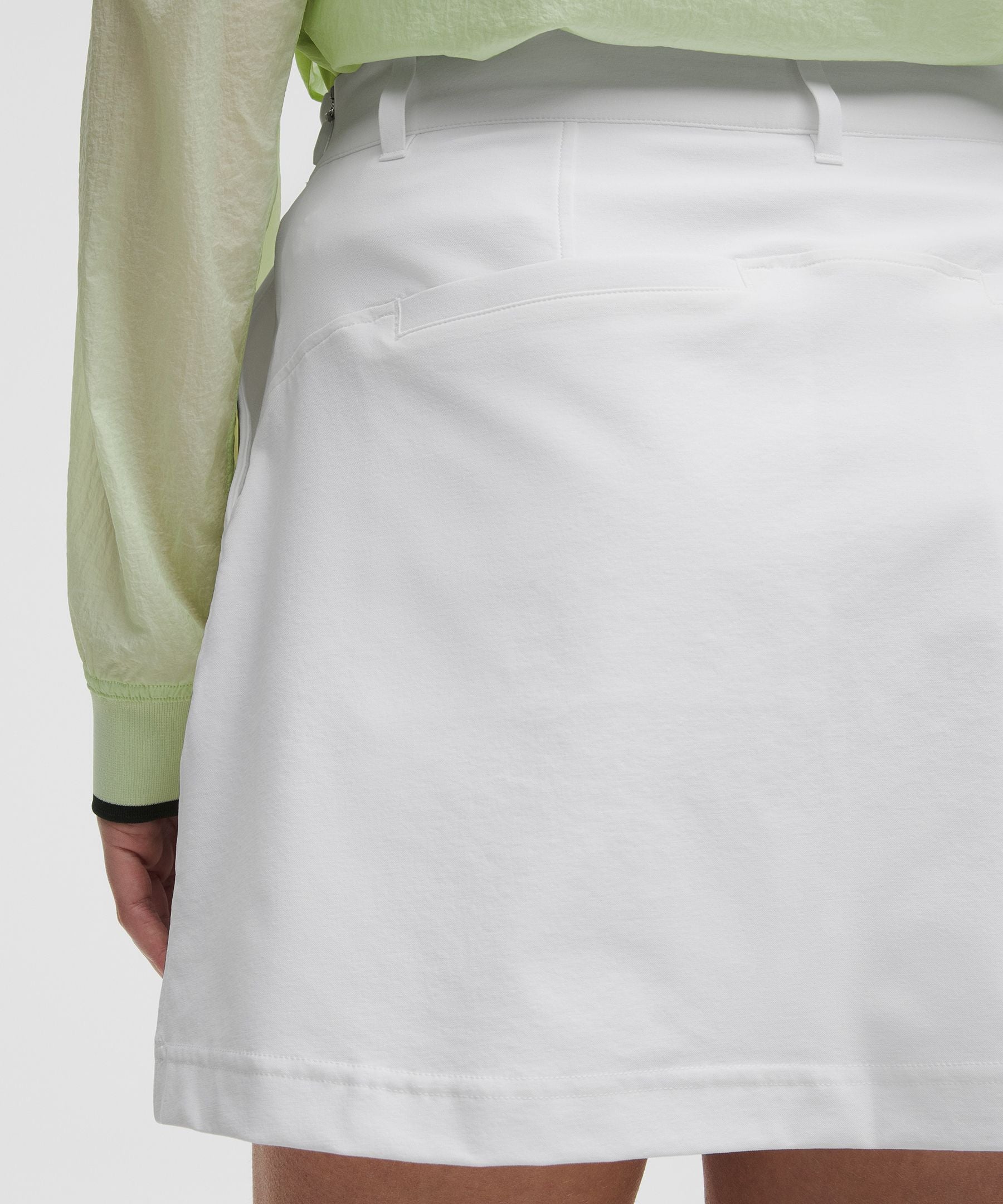 Stretch Twill Front Pleat Golf Skirt