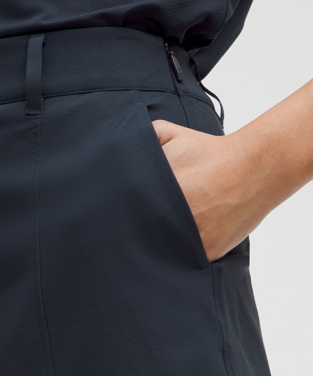 Stretch Twill Front Pleat Golf Skirt