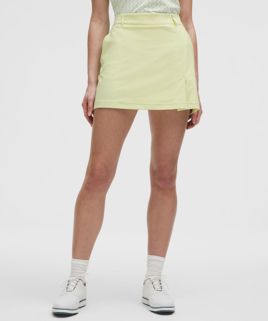 Stretch Twill Front Pleat Golf Skirt