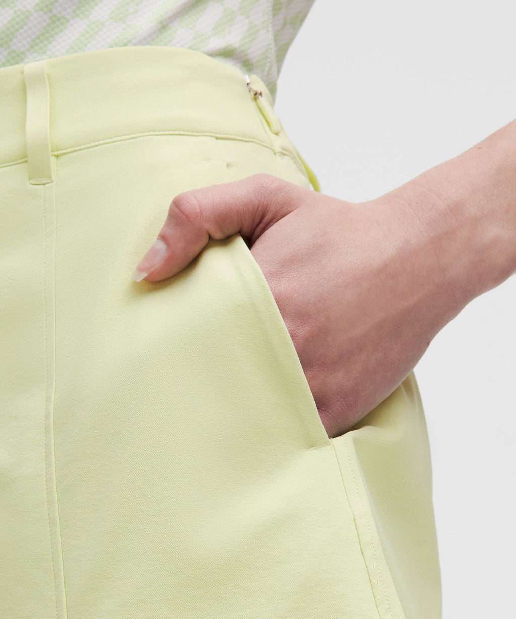 Stretch Twill Front Pleat Golf Skirt