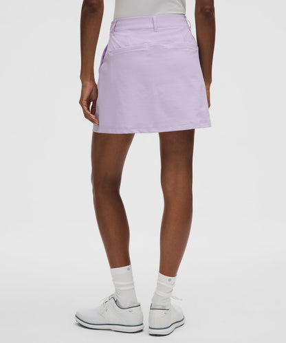 Stretch Twill Front Pleat Golf Skirt