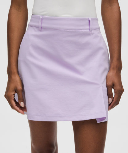 Stretch Twill Front Pleat Golf Skirt