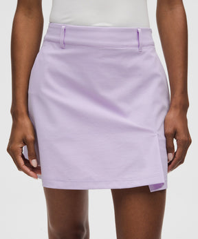 Stretch Twill Front Pleat Golf Skirt