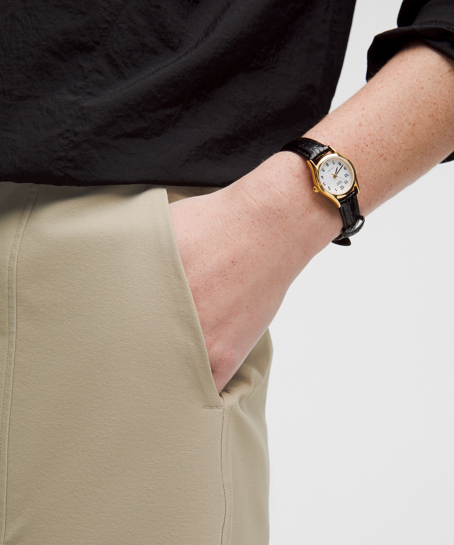 Stretch Twill Front Pleat Golf Skirt