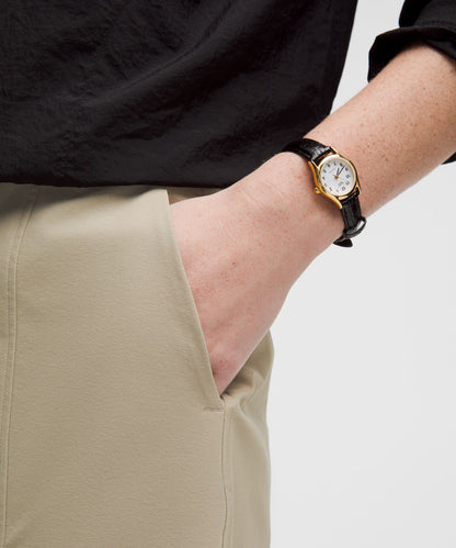 Stretch Twill Front Pleat Golf Skirt
