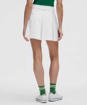 Box-Pleat High-Rise Golf Skirt