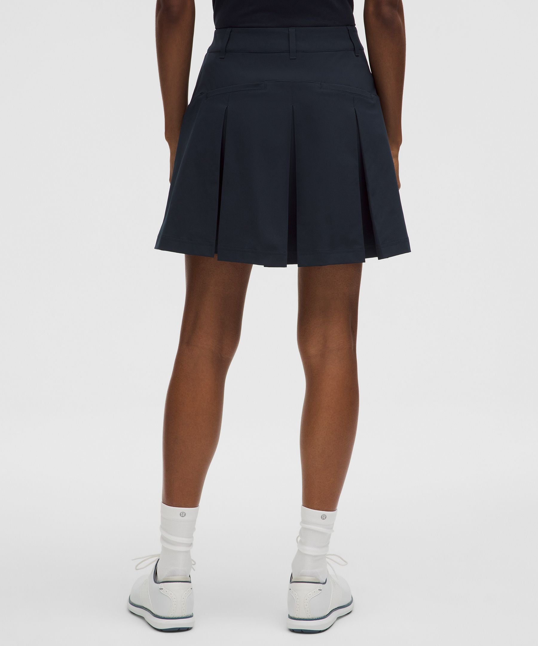 Box-Pleat High-Rise Golf Skirt