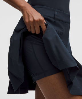 Box-Pleat High-Rise Golf Skirt