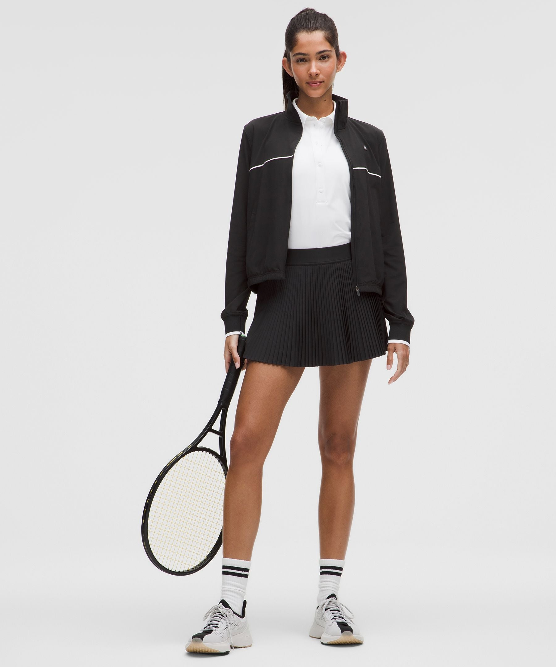 Varsity High-Rise Pleated Tennis Skirt