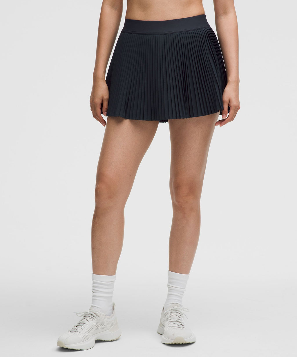 Varsity High-Rise Pleated Tennis Skirt
