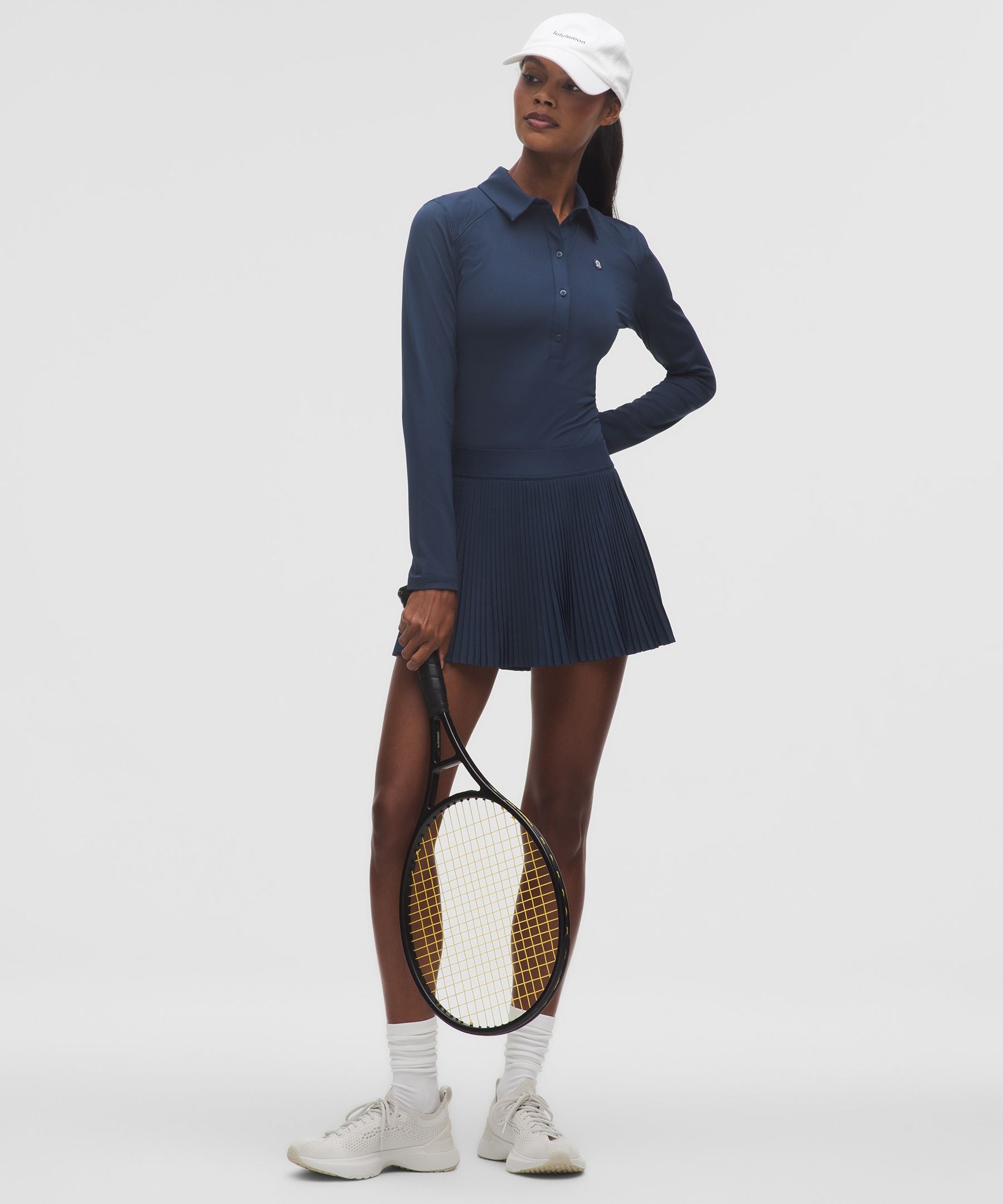 Varsity High-Rise Pleated Tennis Skirt