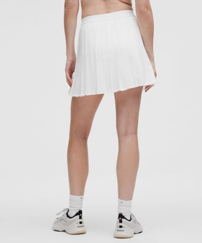 High-Rise Pleated Tennis Skirt *Long