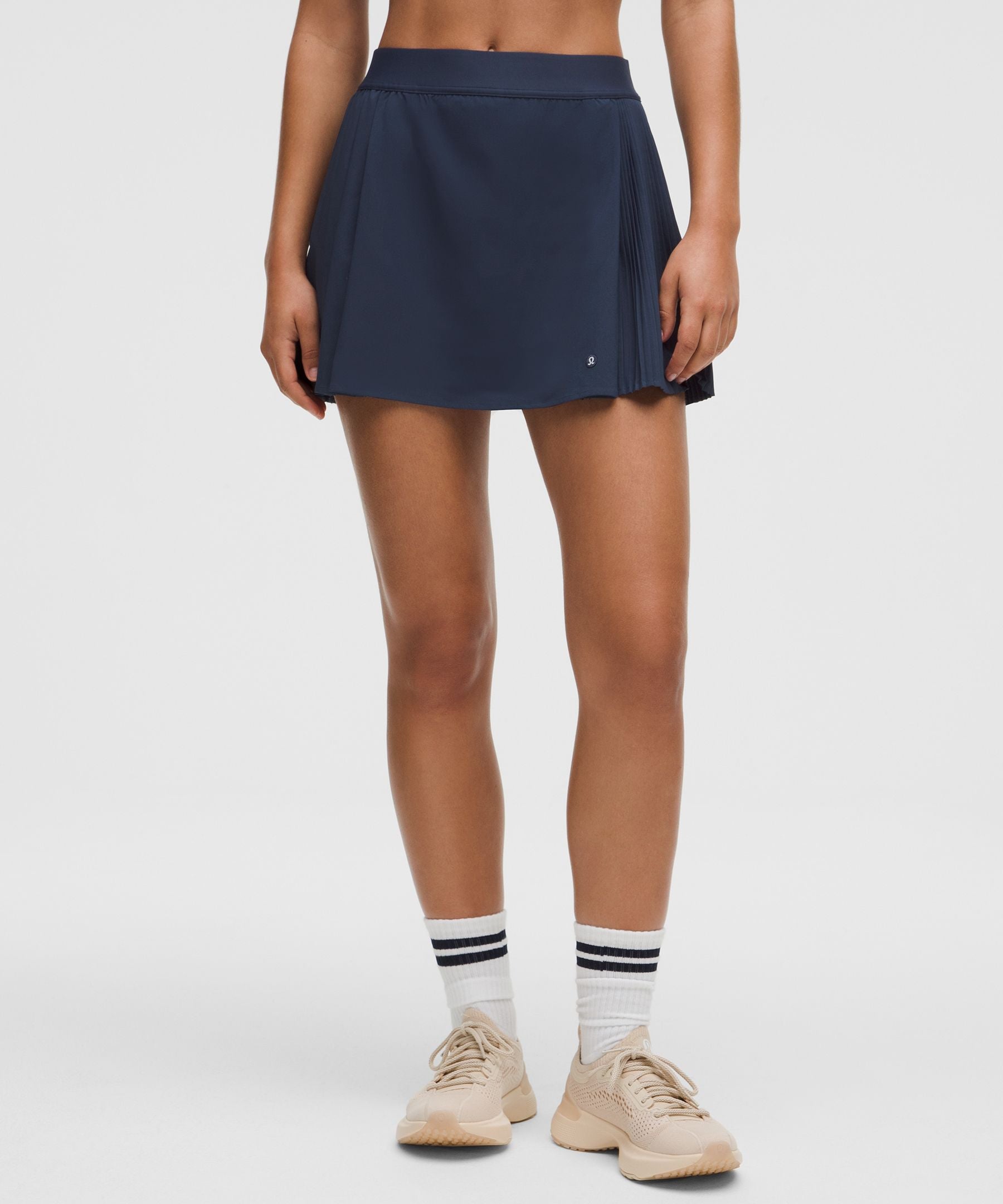 Side-Pleat High-Rise Tennis Skirt *Regular