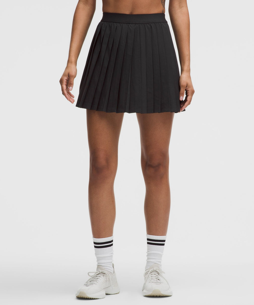 High-Rise Pleated Tennis Skirt *Long