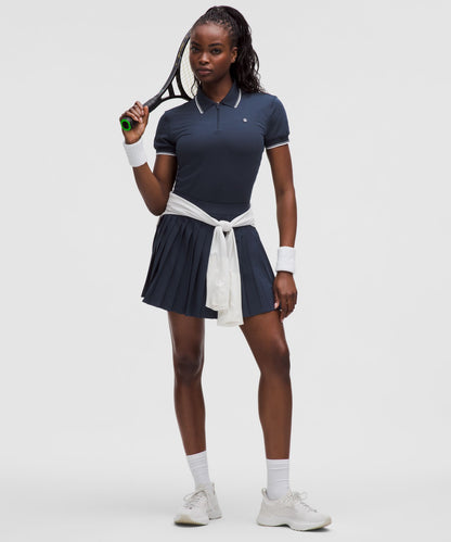 High-Rise Pleated Tennis Skirt *Long