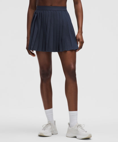 High-Rise Pleated Tennis Skirt *Long